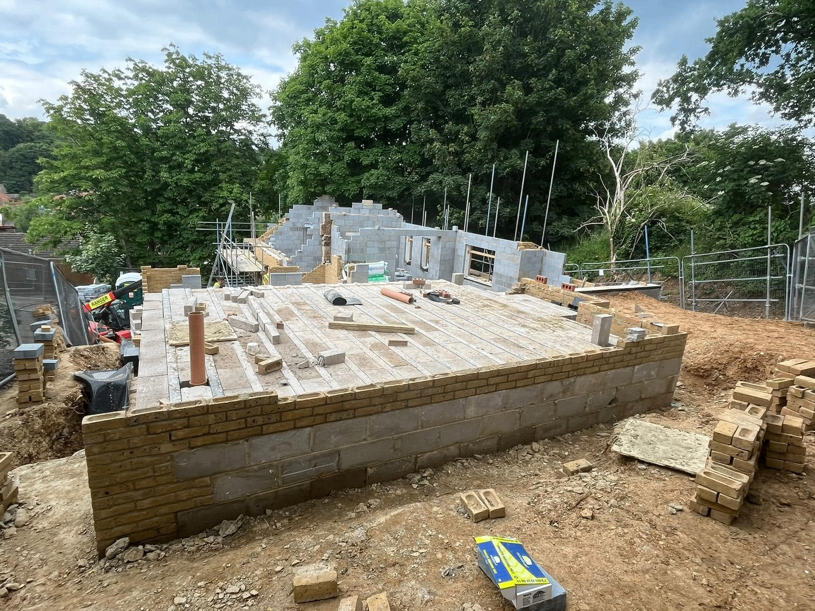Groundworks project — Philbert Construction in Berkshire